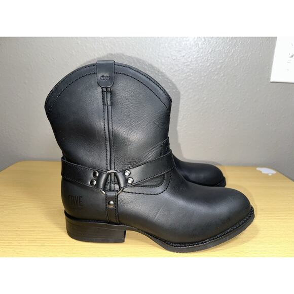 FRYE Supply Women's Harness Pull On Work Boot Black Size 9 M NEW - Picture 1 of 11